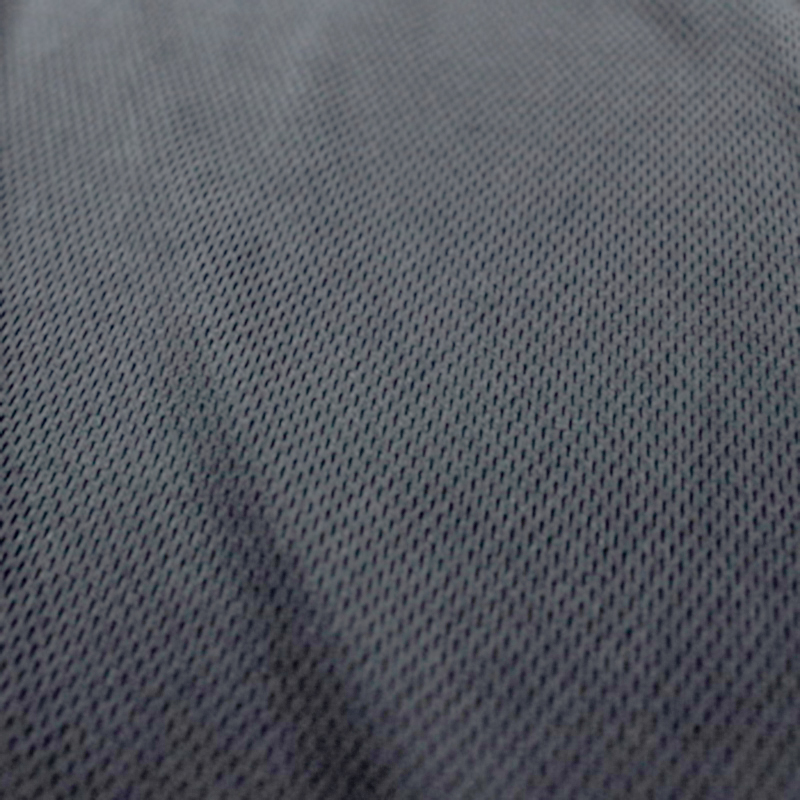 Polyester mesh knit fabirc in quick dry & anti-bacterial finish for sportswear