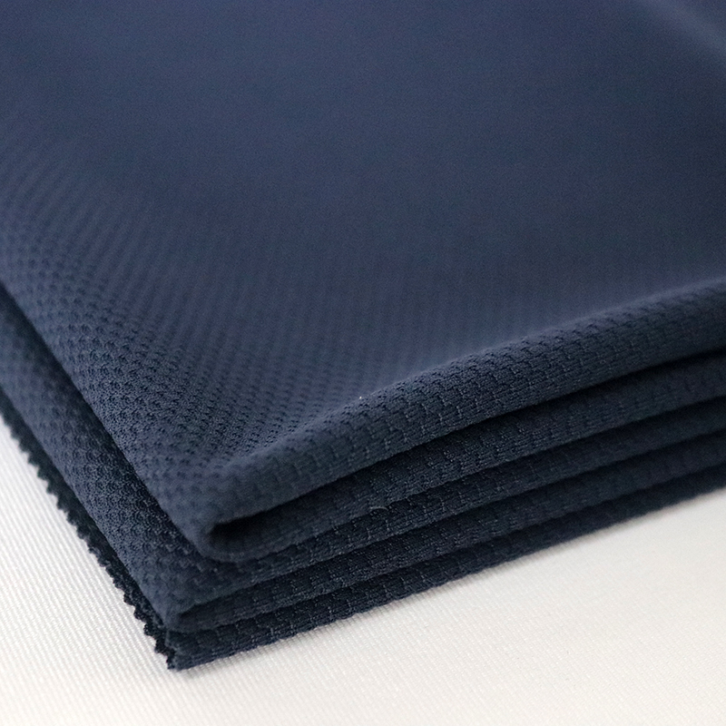 Biodegradable Fabric Eco-friendly Environmental Polyester double pique knitting Fabric