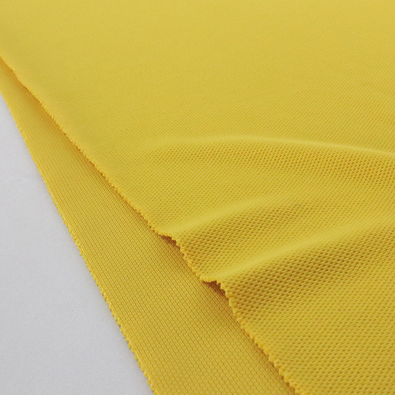 100% Recycle Polyester Double Knit Sustainable Wicking Jacquard 